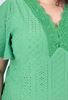 Immagine di CURVY GIRL PLAIN TOP WITH LACE NECKLINE